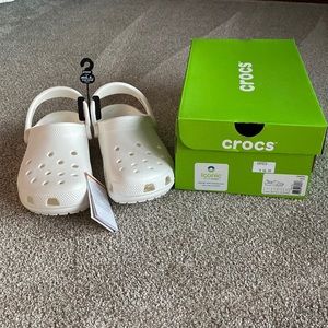 White Crocs size men’s 8 / women’s 10 NWT original box